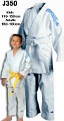 Adidas Judo Student Gi 350grm Kids Sizes Front View